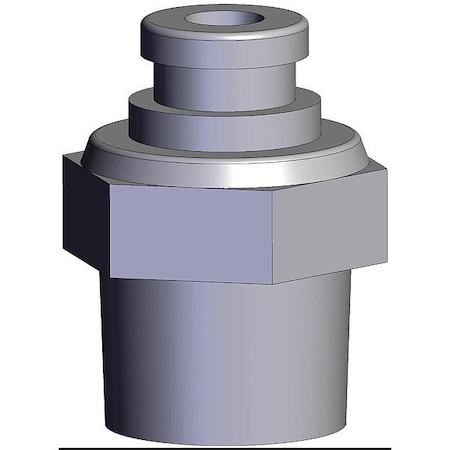 Smc Push-Fit Fitting, Union KQG2H01-N01S