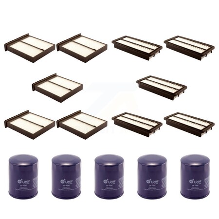 Pur 5X Air + 5X Cabin + 5X Engine Oil Filter 15 Total Kit For 2007-2009 Suzuki SX4 KFM-102798