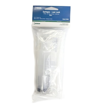 Neogen 2Pk 60Cc Disp Syringe, 2Pk 9268
