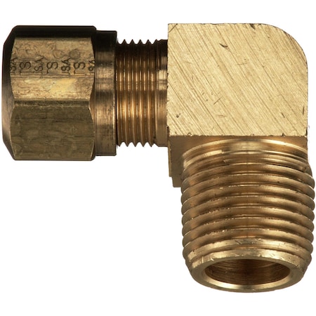 Gates Air Brake To Male Pipe - 90 Nylon Tubing Compression G32104-0406