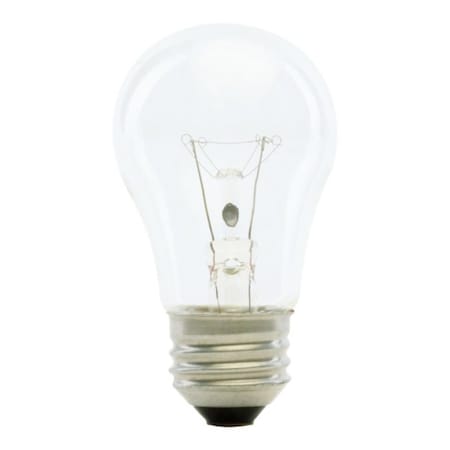 Feit Electric Incandescent Bulb, 40 W, A15 Lamp, Medium E26 Lamp Base, 2700 K Color Temp BP40A15/CL/CAN