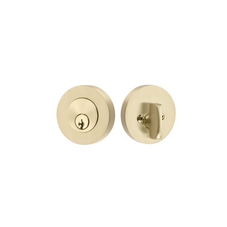 Emtek Residential Deadbolts Single Cylinder Satin Brass 8423US4