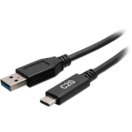 C2G 1.5ft USB C to USB Cable - M/M - C2G 1.5ft USB C to USB A Cable - SuperSpeed USB 5Gbps - M/M C2G28876