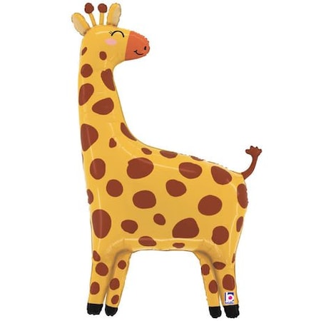 Loonballoon Cute 41 inch JUNGLE GIRAFFE balloon LB-25303P-B-P