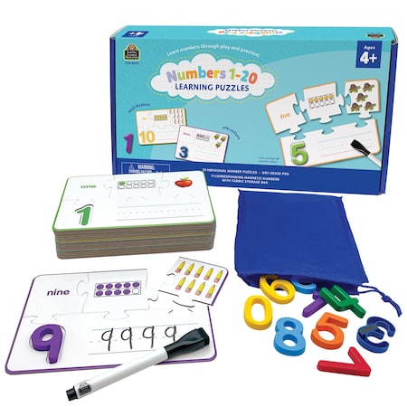 Teacher Created Resources Learning Puzzle: Numbers 1-20 6015