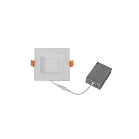 Honya Lighting LED Baffle Downlight 4 in Square/ 9W/ 120V/ 2700K/3000K/3500K/4000K/5000K Selectable HY-BFDL-S4-9W-5CCT