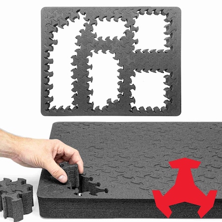 Eylar RAGAR 21.75in x 17in Reconfigurable & Reusable Protective XP Crosslinked Foam Insert RG00041-XP