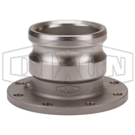 Dixon Cam and Groove Adapter, 3 in, Adapter x TTMA Flange, 316 SS, Domestic 300-ALT-SS
