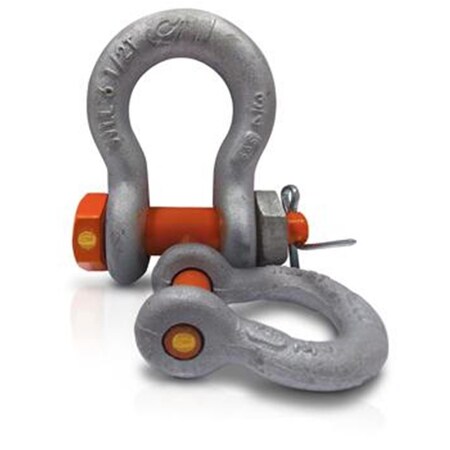 Cm 0.625 in. Industrial Grade Shackle Hot Galvanized 490-MC651G