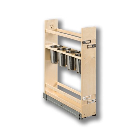 Century Components Cascade Series Base Cabinet Organizer, 5.375 in. W Baltic Birch CASCAN50PF