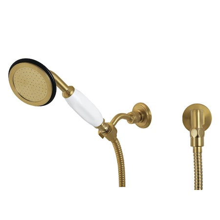 Kingston Brass Hand Shower Kit, Brushed Brass KX10207BE