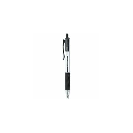Universal Ballpoint Pen, Retractable, Black, PK12 UNV189E BLK