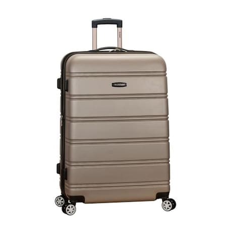 Rockland 28 in. Expandable ABS Dual Wheel Spinner Luggage - Silver F1603-SILVER