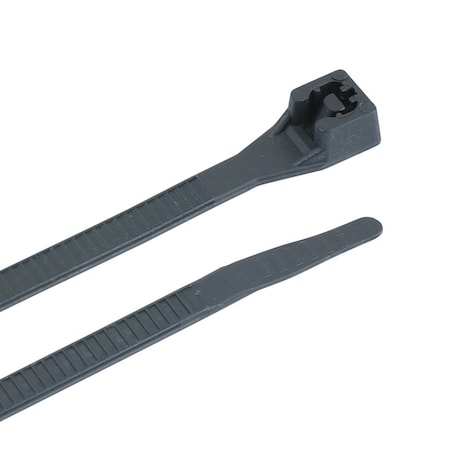 Gardner Bender Cable Tie, 8 in L, 2 in Max Bundle Dia., Black, Nylon 6/6, 75 lb Strength 46-308UVB