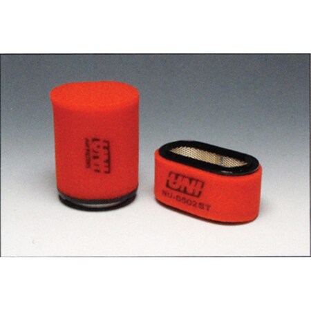 Uni-Filter Multi-Stage Competition Dirt Bike Air Filters for 2003-2012 Suzuki DRZ 125, Red NU-2484ST