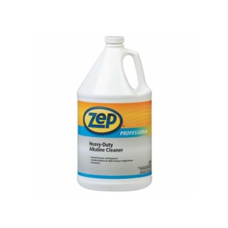 Zep Professional Heavy-Duty Alkaline Cleaner, Clear Blue-Green, 1 Gal Bottle, 4PK 019-1041480