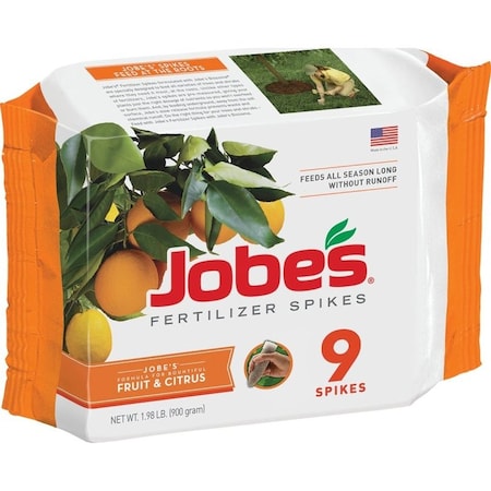 Jobes Fertilizer Spike Fruit/Citrus 01312