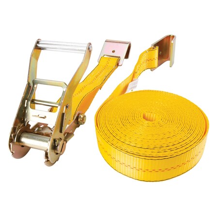 Performance Tool 2 in. x 30 ft. Ratchet Tie Down Strap W1855