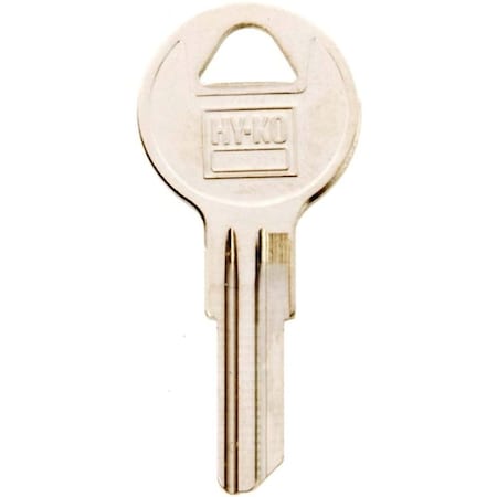 Hy-Ko Key Blank, Brass, Nickel, For: Yale Cabinet, House Locks and Padlocks 11010Y11