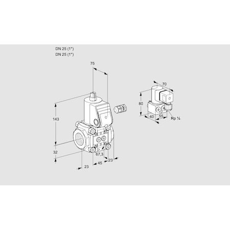 Honeywell Kromschroder VAS125R/NW KS88002573