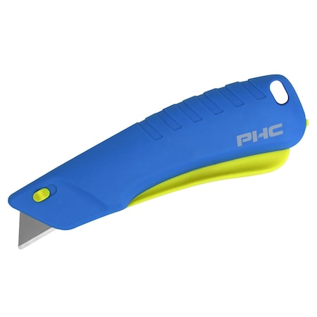Pacific Handy Cutter Safety Knife, Plastic Handle, Blue/Green E12209-4