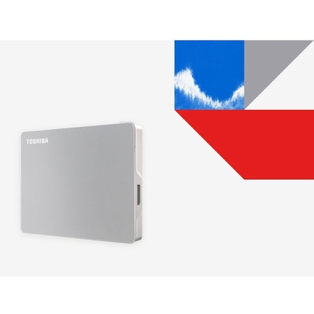 Toshiba CANVIO FLEX 4TB SILVER HDTX140XSCCA