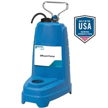 Goulds 0.4HP 7.5 A 1 PH 60 HZ 115V RES SUBMERSIBLE EFFLUENT PUMP PE41M