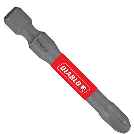 Diablo No, 3 Phillips 2'' Power Impact Screwdriver Bit DPH32P1