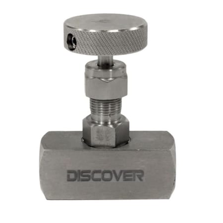 Discover 1/4 in. FxF Stainless Steel Mini-Needle Valve 101059