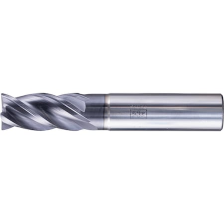 Pferd PFERD Chamfered End Mill, 4 flutes, 5/8'' Dia, 1-1/4'' APMX, 3-1/2'' OAL, Weldon shank 23003041