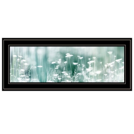Homeroots Dreamy Meadow 2 Black Framed Print Wall Art 405043