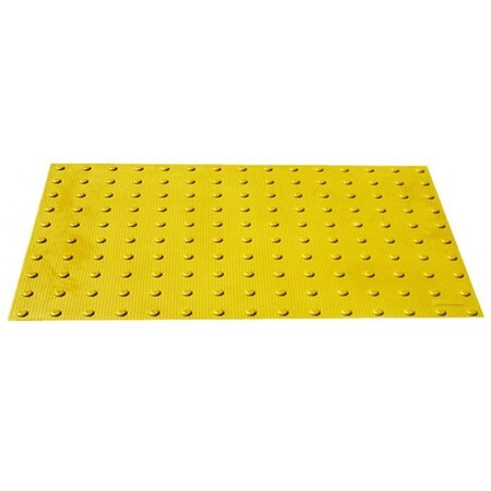 Ada Solutions ADA Surface Applied Truncated Dome 2' x 4' Federal Yellow 2448IDRET2Y