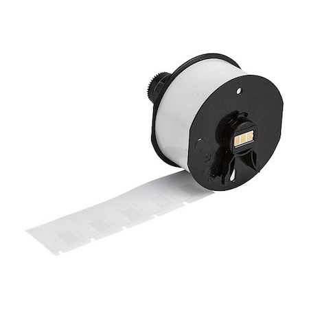 Brady Wraparound Label, White, Vinyl, 1/2 in W A62-1-417