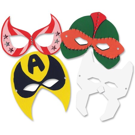 Roylco Die-Cut Super Hero Masks, 48PK R52097