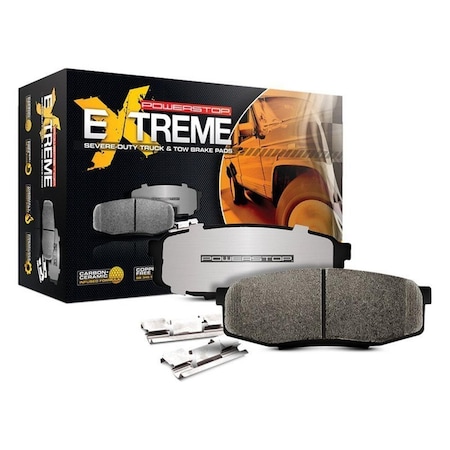 Powerstop Z36976 Z36 Front Truck Tow Brake Pads for 2005-2009 Toyota Tacoma P15-Z36976