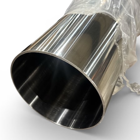 Online Metal Supply 6.000 in OD, 0.109 W, 5.782 in ID, 11 in long, 304 Polished Sanitary Stainless Steel Round Tube 304SANRTMF6W0.109111