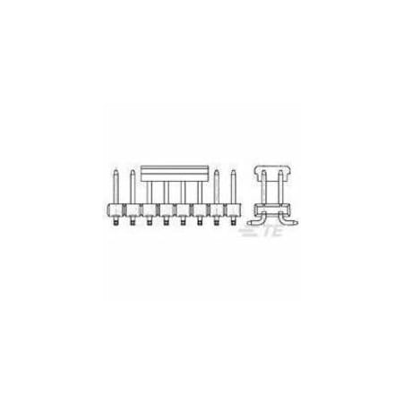 Te Connectivity 2X2P MODU 2MM PIN HDR SMD BLSTR 966926-2