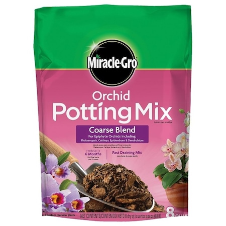 Miracle-Gro Orchid Potting Mix Coarse Blend, 8 qt Bag 74778300