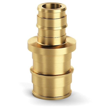 Zurn Straight, Brass, Barbed 51/64 in, 1 in QEC55GX
