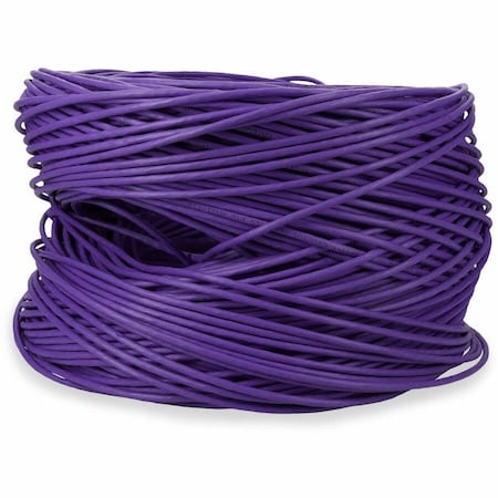 Add-On Addon 1000Ft Non-Terminated Purple Cat5E Utp Pvc Copper Patch Cable ADD-CAT5EBULK1K-PE