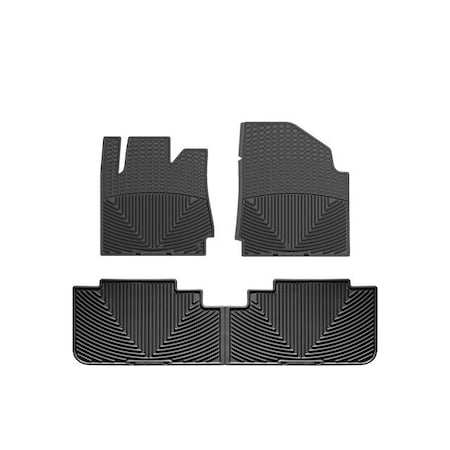 Weathertech Black, Front and Rear All Weather Floor Mats W191-W192