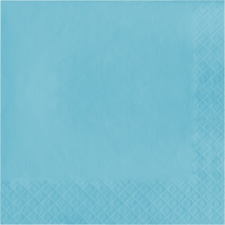 Touch Of Color Pastel Blue Napkins 3 ply, 6.5", 500PK 58157B