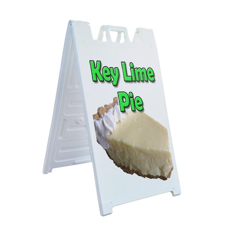 Signmission Key Lime Pie, A-Frame & 2 Decals Installed, Heavy-Duty Plastic Frame SBHD-D-2436-Key Lime Pie