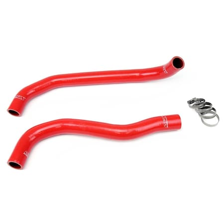Hps Performance High Temp Reinforced Silicone Radiator Coolant Hose Kit, Red,  57-1383-RED