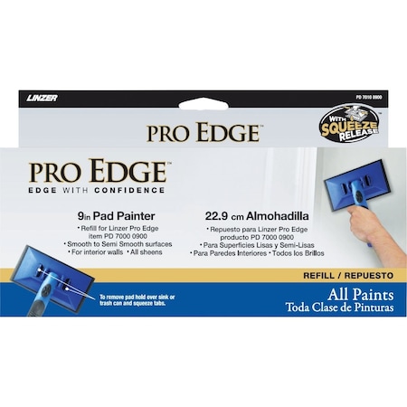 Linzer Pro Edge 9'' Pad Painter Refill for Smooth to Semi-Smooth Surfaces PD 7010 0900