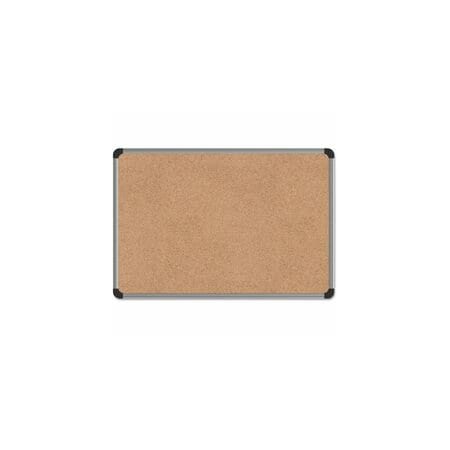 Universal One Cork Board with Aluminum, 24x18 UNV43712