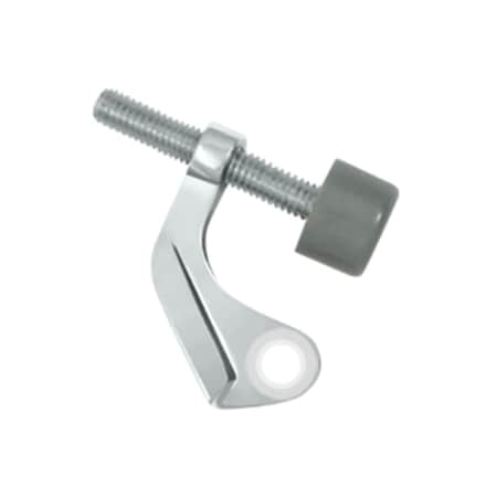 Patioplus Hinge Mounted Pin Stop for Steel Hinges, Bright Chrome - Solid PA575193