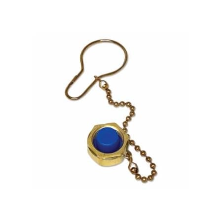 Western Enterprises Manifold One-Piece Dust Cap Assembly, Cap, Brass, Argon, Nitrogen, Helium 312-DC-580