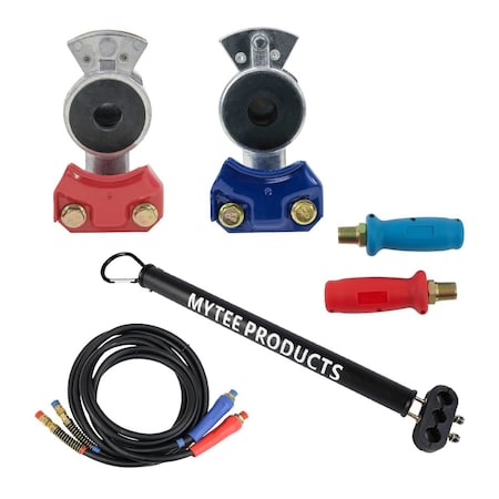 Mytee Products Air Line Hose Assemblies KIT:- Standard Aluminum, Gladhands, TENDER KIT MP-ABGHA12-TK-KIT
