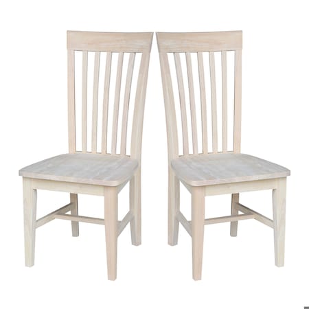 Whitewood Industries Chairs, Wood Back, 40 W 22 H C-465P